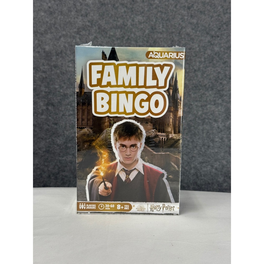 Aquarius Harry Potter Family Bingo Game Wizarding‎ World New Sealed 96-349
